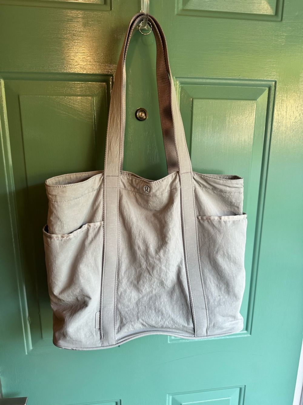 lululemon athletica Canvas Tote in Light Taupe